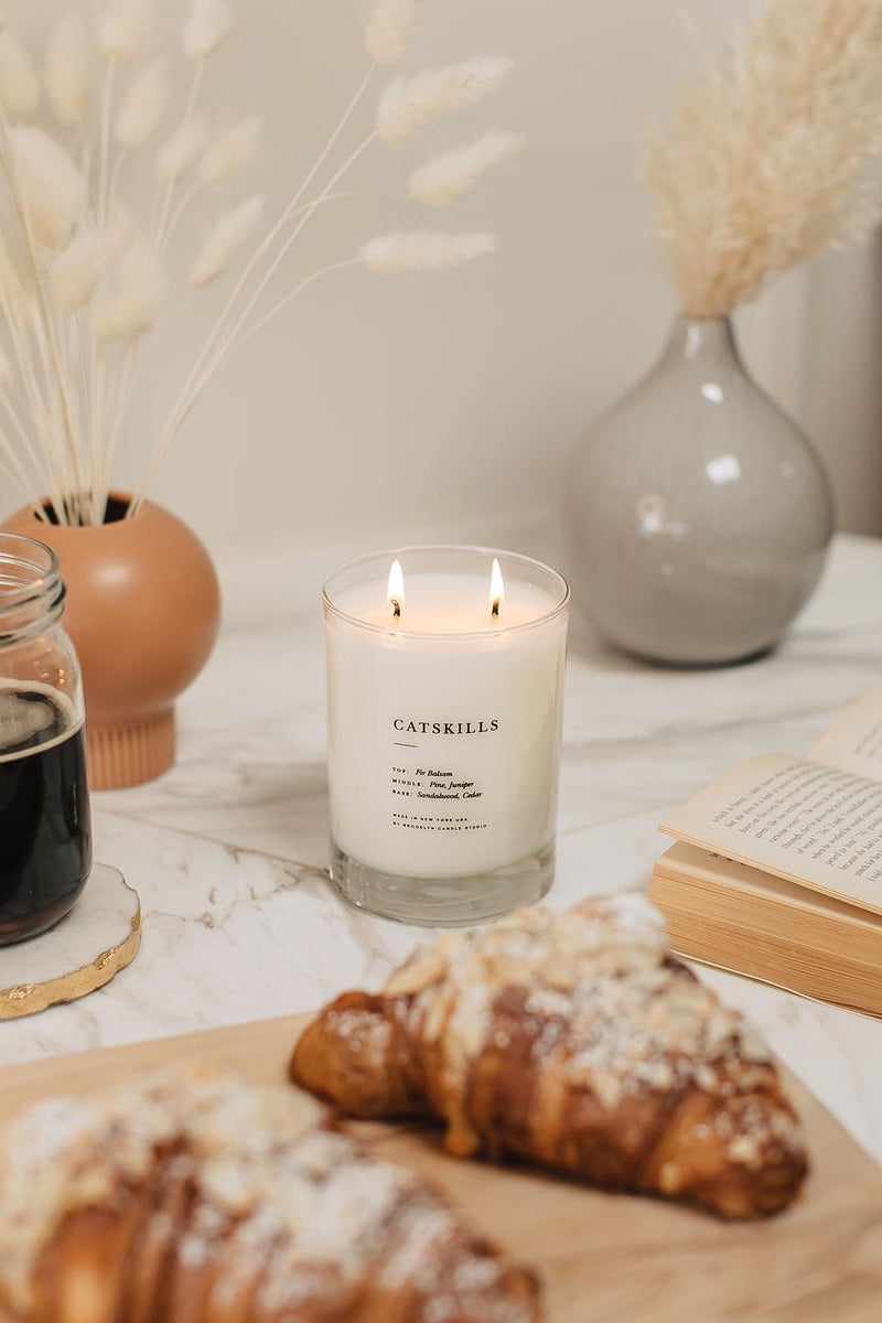 Brooklyn Candle Studio Catskills Classic 2 Wick Candle - Luxury Scented Candle, Vegan Soy Wax, Hand Poured in The USA, 70 Hour Slow Burn Time - 13oz - Image 5